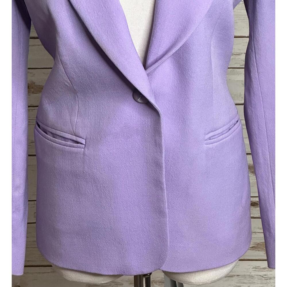 Pendleton Petite classic corpcore lt purple wool single-breasted blazer Size 10 - Picture 3 of 6